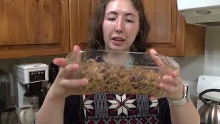 Making a 3 Ingredient Fruit Cake!! (Part 1 the baking)