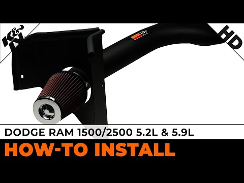 Dodge Ram 1500/2500 5.2L & 5.9L  [#57-1511-2] Air Intake Installation