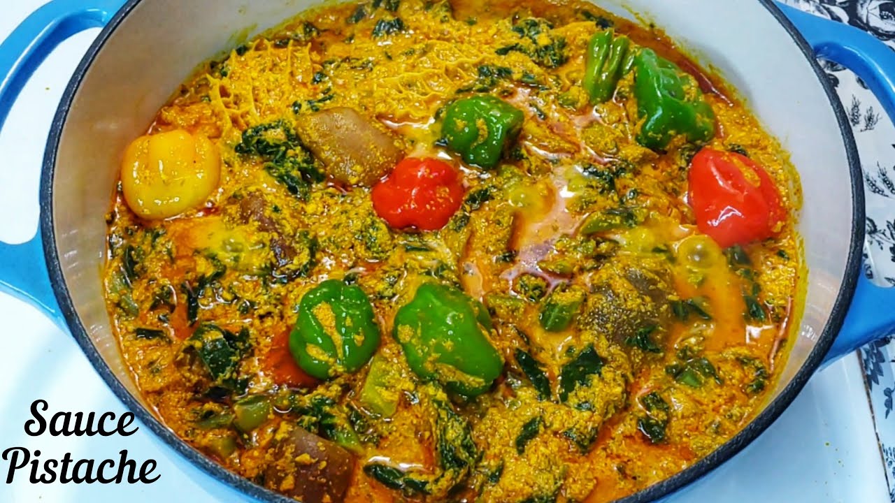 Sauce Egusi Aux Epinards (Version 2) || Sauce Pistache || Sauce Sesame