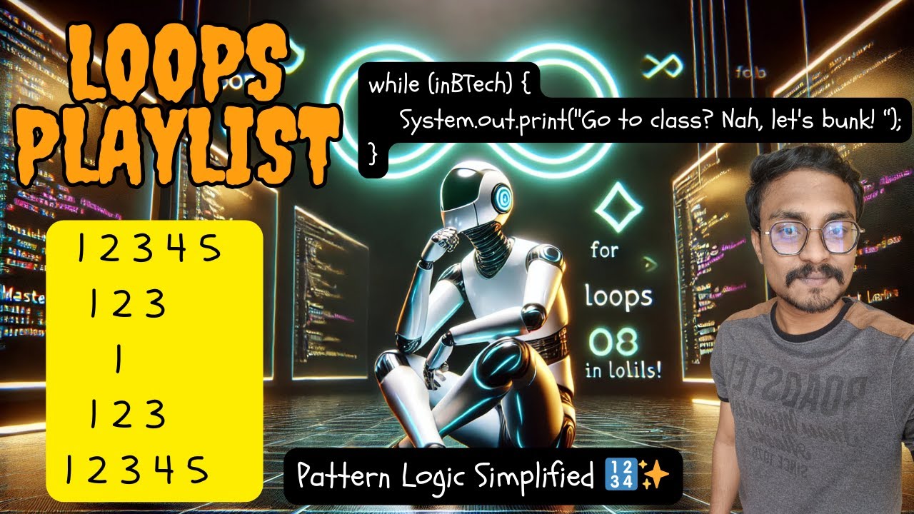 Hourglass ⏳⏳ Number Pattern | Patterns & Loops ⏳🔢 - YouTube
