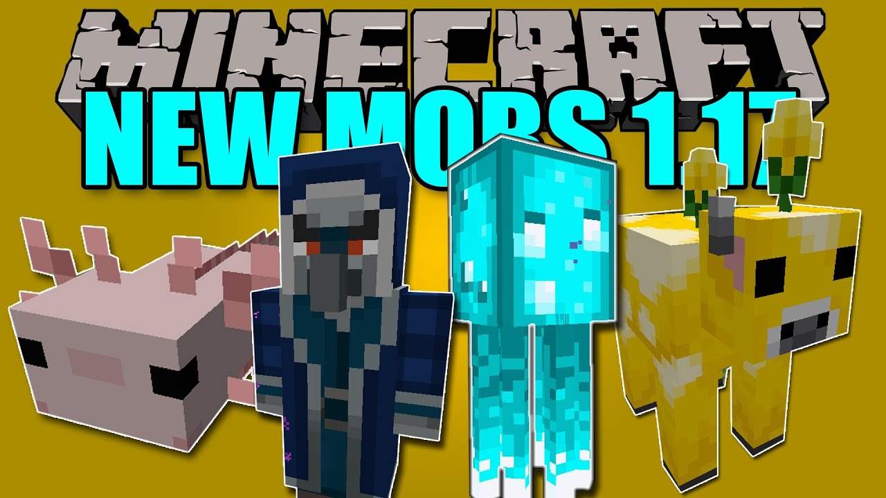 Los Nuevos Mobs De La 1 17 En Minecraft Mod Minecraft Summary マイクラ動画
