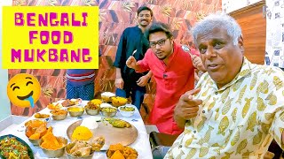 Download lagu MUTTON RAJA IN 17 COURSE BENGALI NON-VEGETARIAN FEAST WITH @zerowattfilms 😱😋 #foodvlog #mukbang