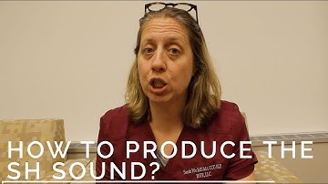 How to Produce SH Sound Speech Therapy