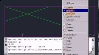AutoCAD tip - object snap settings