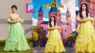 Queen Photo Editing // PicsArt Disney Princess Photo Editing // Girl Creative Photo Editing screenshot 4