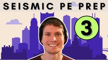 PE Seismic Example Problem - 3 #structuralengineering #civilengineering #engineering