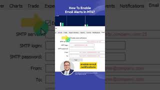 Information How To Enable Email Alerts In #mt4 | Forex | #shorts News