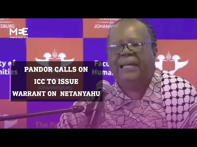 South African foreign minister Pandor calls on ICC to issue warrant for Netanyahu class=