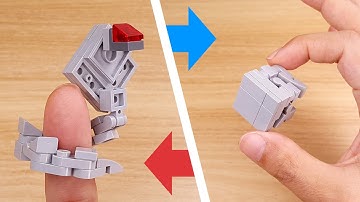 LEGO brick Cube Snake transformer robot tutorial Cobra #LEGO #MOC #レゴ変形ロボ #レゴアイデア #레고변신로봇