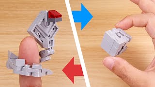 Как собрать микротрансформатор из кубиков LEGO - кубра