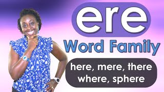 ere Word Family Content