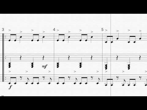 Power Rangers All Opening Sheet Music (Part 1) - YouTube