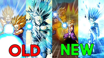 OLD VS NEW INT LR GOHAN SUPER ATTACK! (Dokkan Battle)
