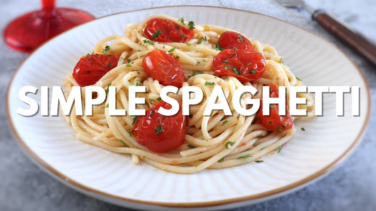Simple spaghetti Recipe Food From Portugal YouTube