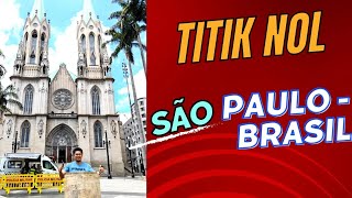Hiruk Pikuk Kehidupan di Titik Nol Kota São Paulo -Brasil