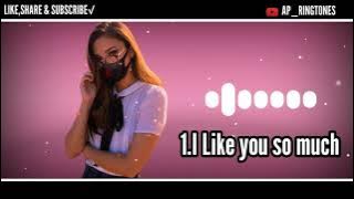 |Top 3 Ringtones |1.I like you so much | 2.Beautiful in white | 3.On my way | AP_RINGTONES |