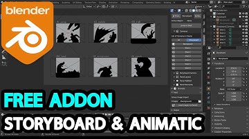 Blender Addon For Creating Storyboards Animatics l Storyboard & Animatic