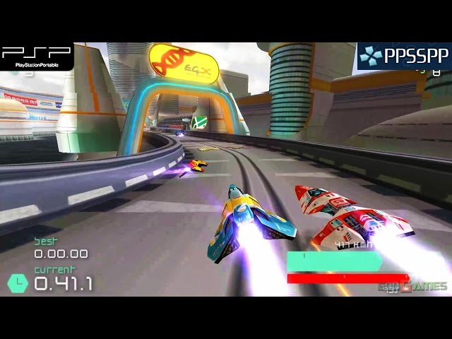 Wipeout Pulse - PSP Gameplay 1080p (PPSSPP)