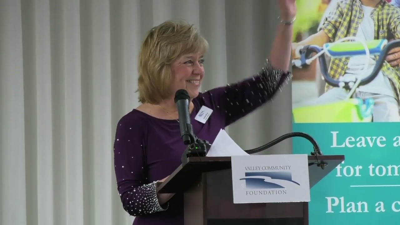 Welcome: Aleta Miner,  Vice Chair of the Valley Community Foundation Board of Directors