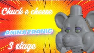 Chuck e cheese 3 STAGE animatronic [Plastic/latex] mask