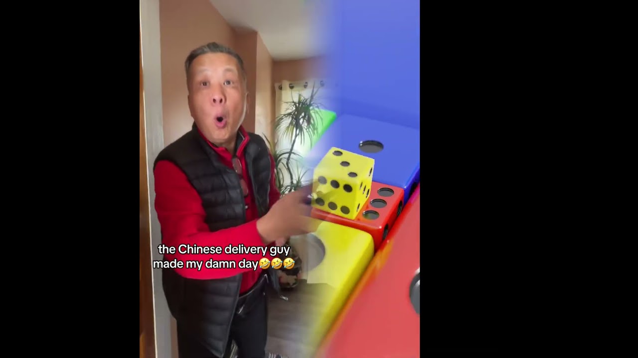 Didn't Expect The Delivery Guy To Do This #shorts #challenge #food