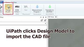 RPA for CMM inspection - Video 1 Single Run automation