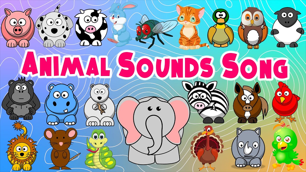 Animal Sounds for Babies | Nursery Rhymes | LittleKidsTV - YouTube