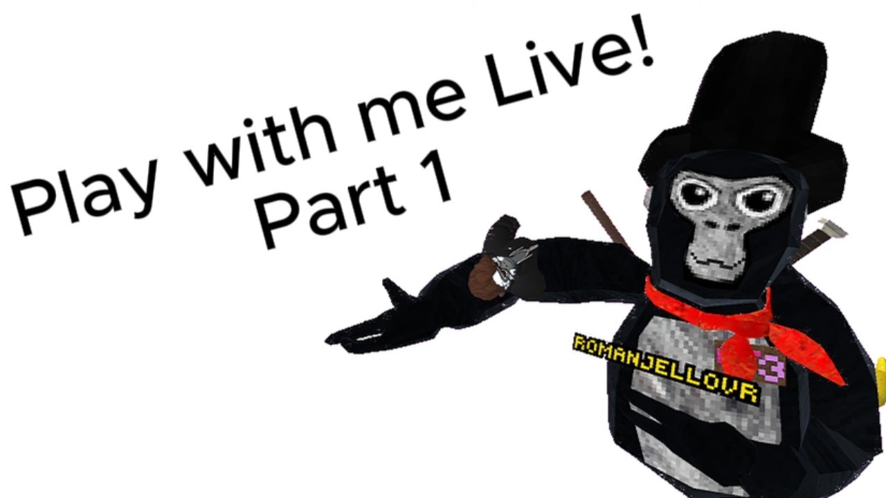🔴| Play With Me, Live! P1 (Playing With Me) |🔴 #gorillatag #live