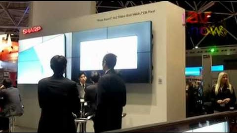 ISE 2012: Sharp Showcases New Video Wall Products