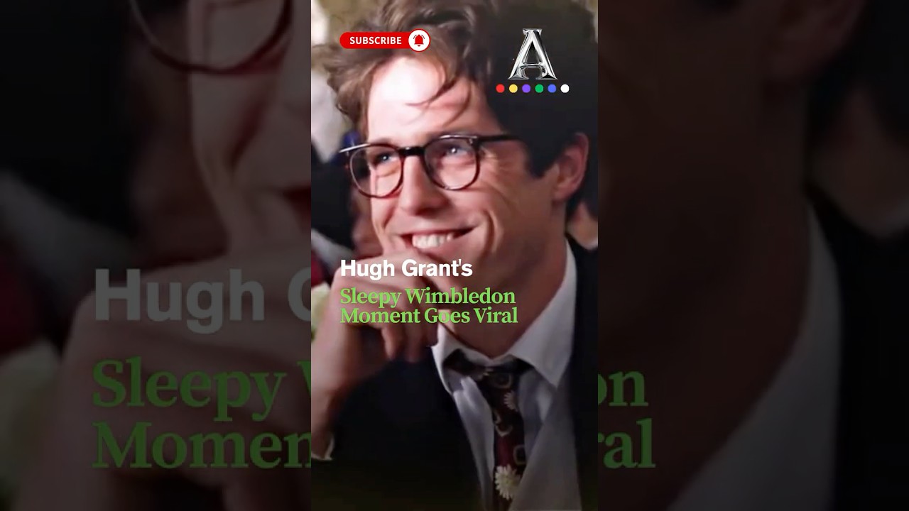 Hugh Grant Sleepy Wimbledon Moment Goes Viral 