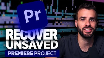 How to RECOVER An Unsaved Premiere Pro Project FAST | 2023