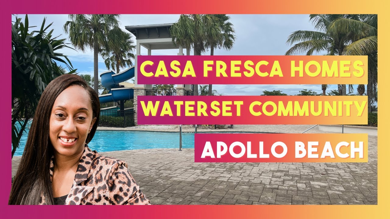 Apollo Beach, FL Waterset Community Casa Fresca Homes 5 Bedrooms