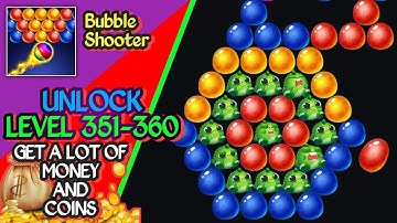 PRIMITIVE BUBBLE SHOOTER FUN GAMES! || LEVEL 351-360 || REAL 💰💰🪙🪙 || ANDROID GAMEPLAY