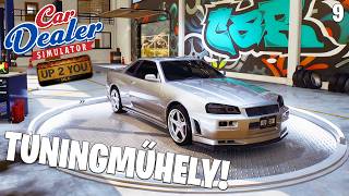Beindítom a tuningműhelyt! 🔧🏎️ | Car Dealer Simulator LIVE #9