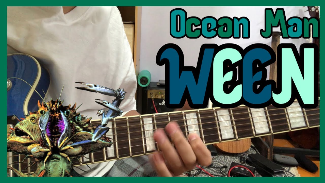 Ocean Man Guitar Solo Lesson Ween YouTube