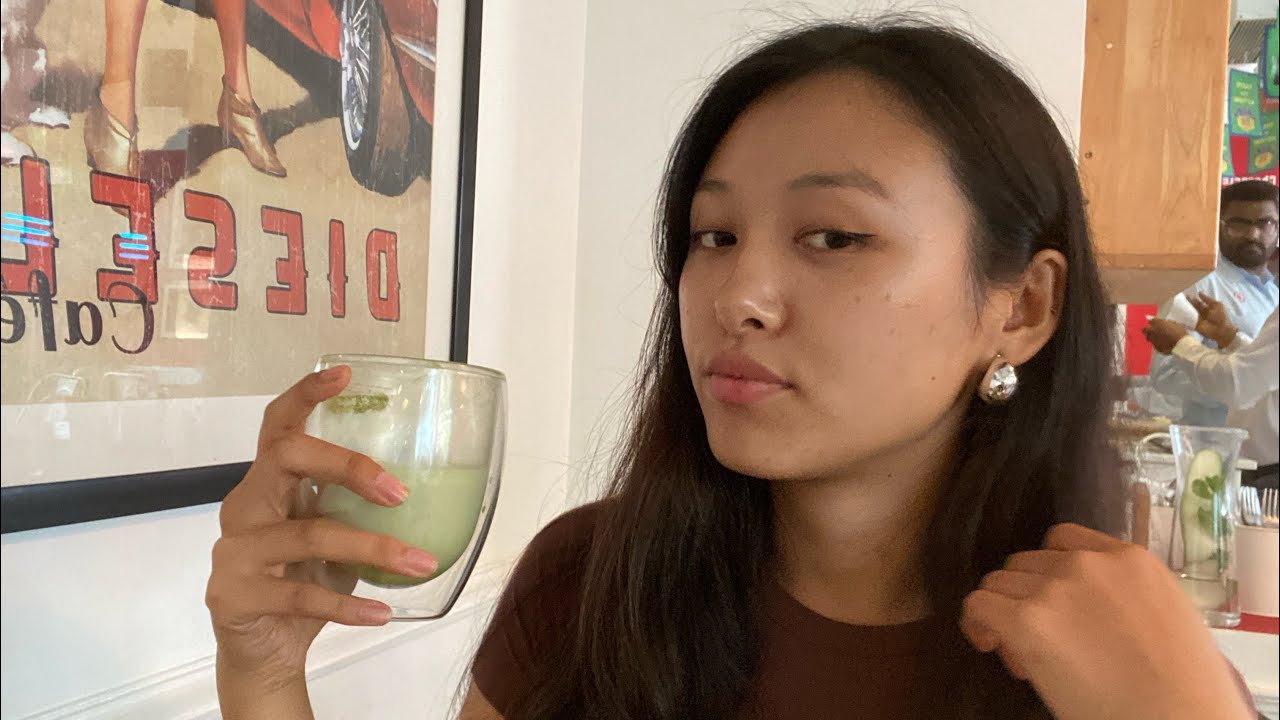 |Cafe Hopping| Matcha latte|Asian food| Weekend Vlog| Tibetan Vlogger|