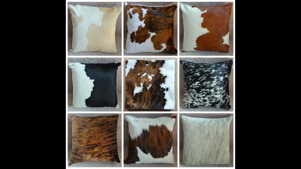 Cowhide Pillows from eCowhides