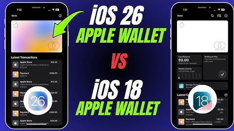 iOS 26 Apple Wallet Vs iOS 18 Apple Wallet!(Quick Comparison)