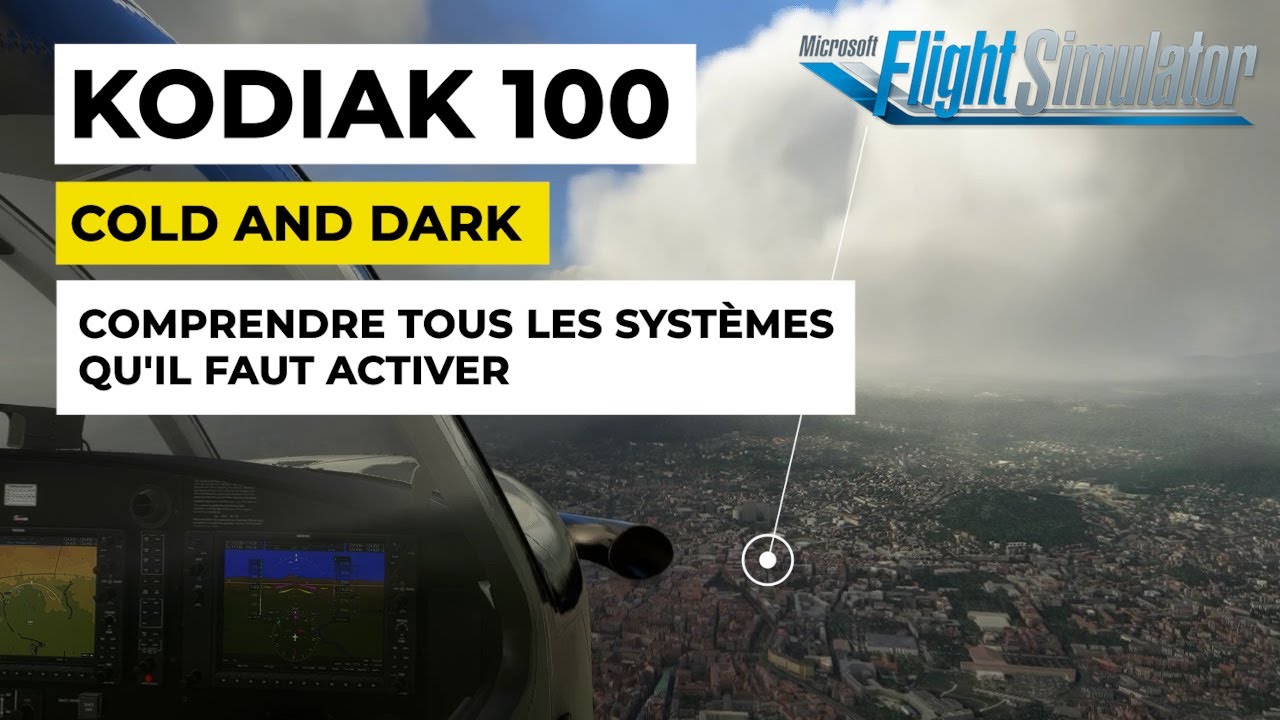 Tutoriel 3/8  - Comment démarrer mon KODIAK 100 moteur éteint (Cold and Dark) [MSFS 2020 FR]