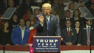 In NH, Trump Reads Letter Of Support From Bill Belichick
