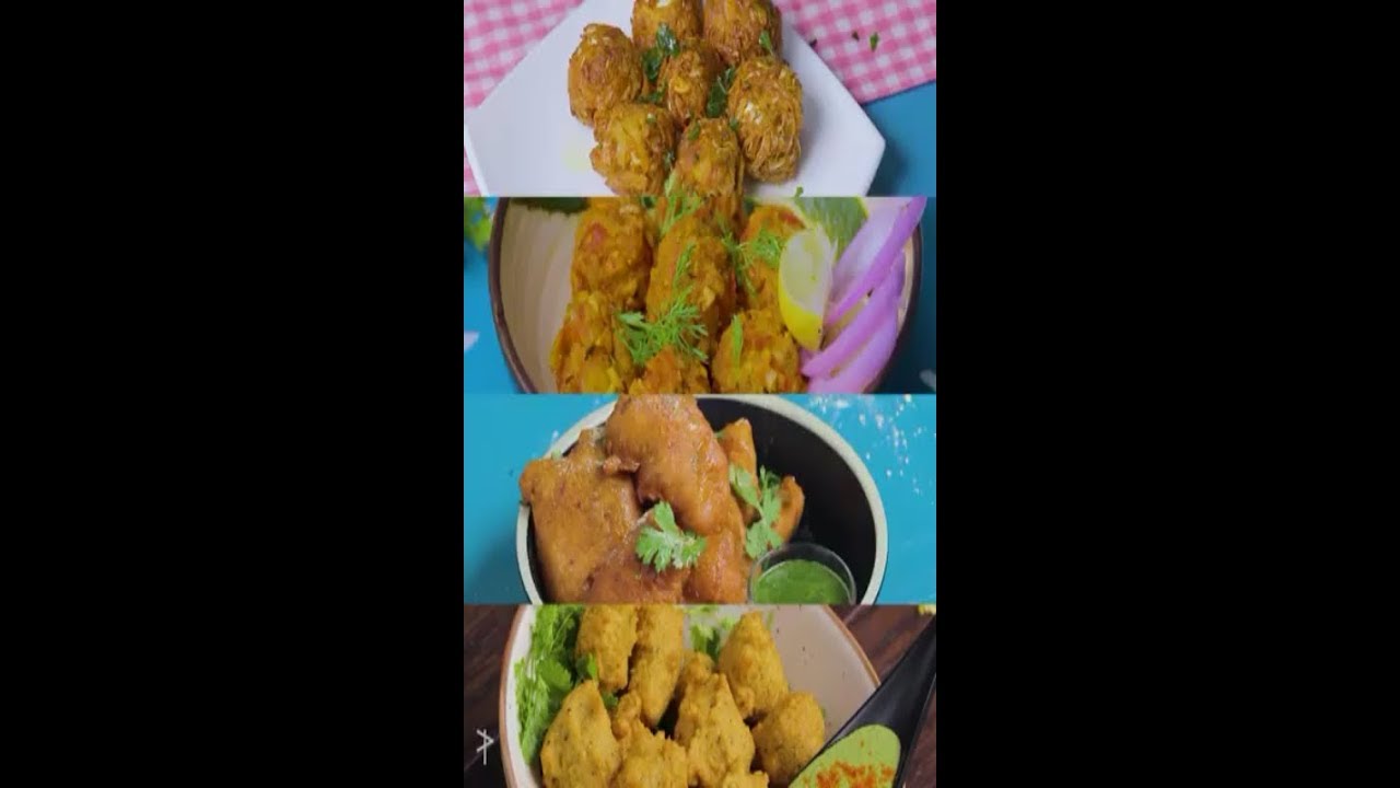 Pakoras with leftover 4 ways