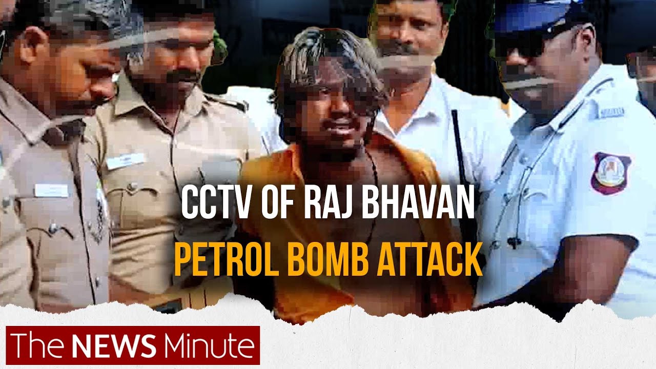 Raj Bhavan petrol bomb attack: Chennai police releases CCTV, refute ...