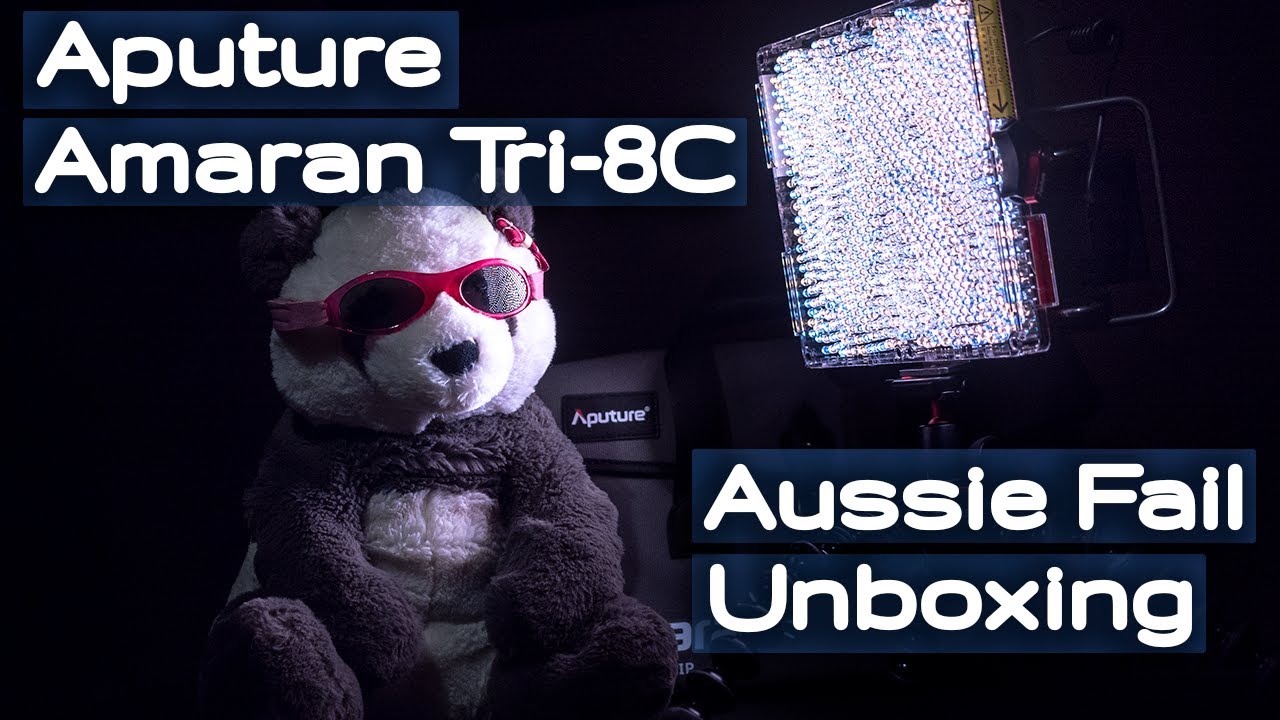 Aussie Unboxing Aputure Tri 8C LED Light and First Impression