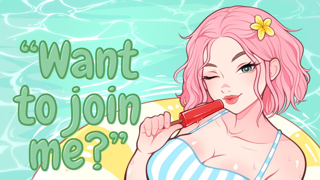 Your Sister's Flirty Friend Dares You to Kiss Her (Pool Party) (Summer) (Longtime Crush) (Swimming)