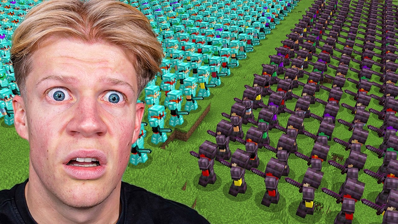 Ik Startte De Grootste Minecraft Oorlog Ooit...
