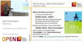 Web-Technologien: Vorstellung des openHPI-Kurses