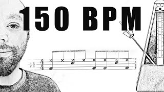 Groove Companion | 256 Bars @ 150 BPM | Straight Ahead 8th Note Kick
