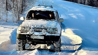 Легендарные Ленд Крузеры, Прогулка по зимнему лесу, OffRoad