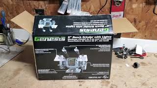 CTG courtesy flush tool review: Junk genesis brand bench grinder - DO NOT BUY!