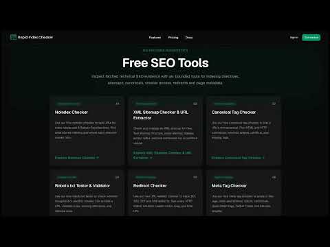Google Index Checker: Live Results from Rapid Index Checker